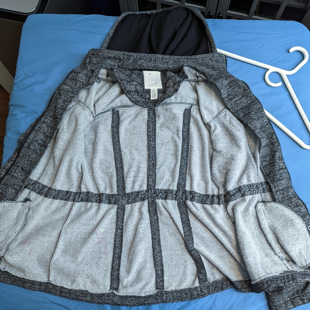 Full Tilt Women's Coat in Heather Gray - Picture 10 of 11